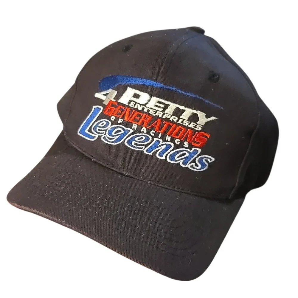 VTG Petty Enterprises 4 Generations Legends Black KC Snapback Hat NASCAR 4th Gen